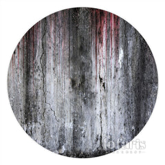 Lofaris Horrible And Bloody Wall Circle Halloween Backdrop