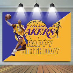 Lofaris LA Basketball Star Player Theme Sport Hapyy Birthday Backdrops