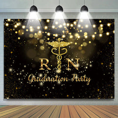 Lofaris Lighting Bokeh Nurse Graduation Party Backdrop