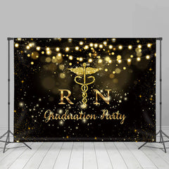 Lofaris Lighting Bokeh Nurse Graduation Party Backdrop