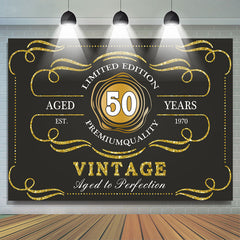 Lofaris Limited Edition 50 Premium Quality Birthday Backdrop