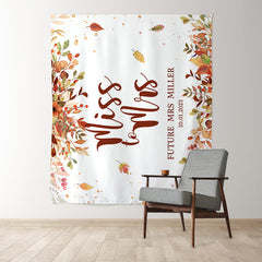 Lofaris Autumn Fallen Leaves Simple Sweet Wedding Backdrop