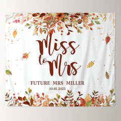 Lofaris Autumn Fallen Leaves Simple Sweet Wedding Backdrop