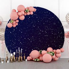 Lofaris Night Sky Sparkling Stars Happy Birthday Backdrop