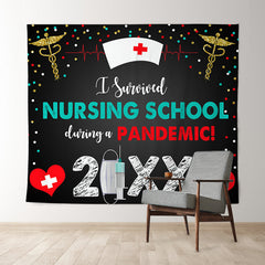 Lofaris Nurse Graduation Party Backdrop for 2022 Photo Booth