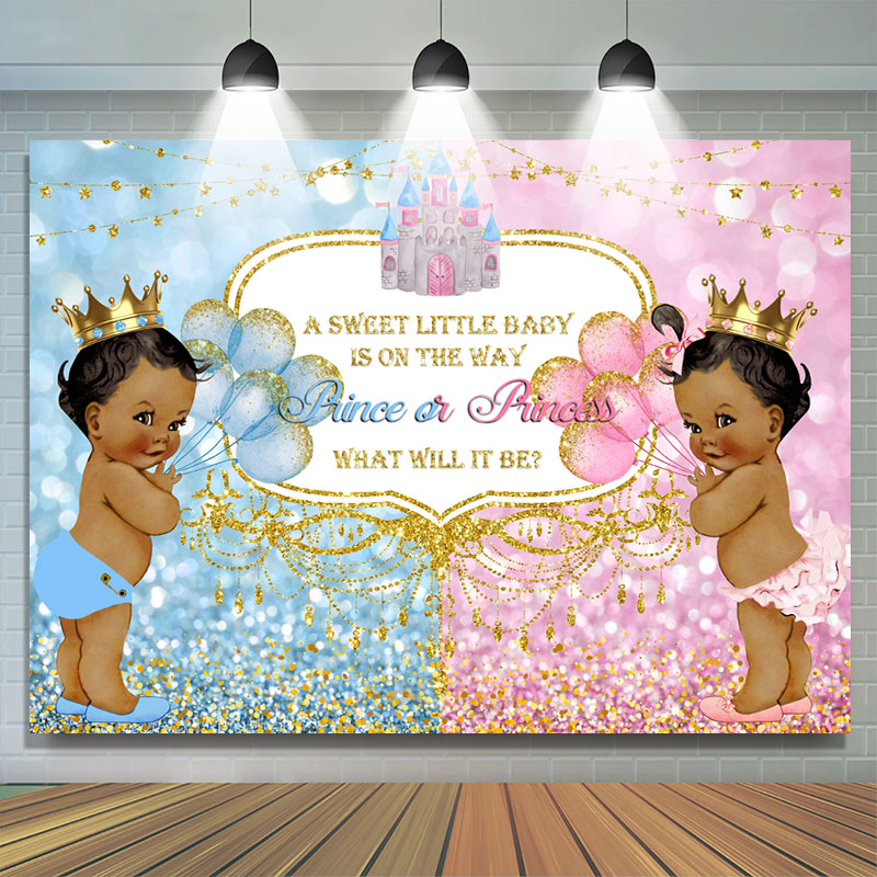 Lofaris Prince Or Princess Baby Shower Backdrop For Party