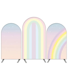 Lofaris Rainbow Theme Unicorn Baby Shower Arch Backdrop Kit