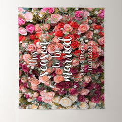 Lofaris Real Floral Flower Wall Backdrop For Wedding Ceremony