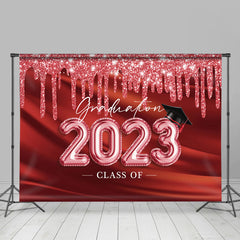 Lofaris Red Dance Graduation Class Of 2023 Party Backdrop