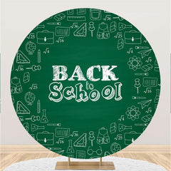 Lofaris Round Blackboard Stationery Back To School Backdrop