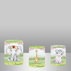 Lofaris Safari Garden Themed Backdrop Cake Table Cover Kit