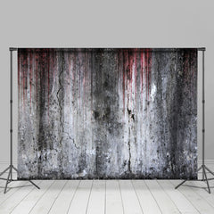 Lofaris Scary Bloody Dilapidated Walls Halloween Party Backdrop