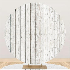 Lofaris Simple Vertical Lines Board Custom Circle Backdrop