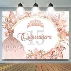 Lofaris Slight Baby Sweet Pink Diamond 15Th Birthday Backdrop