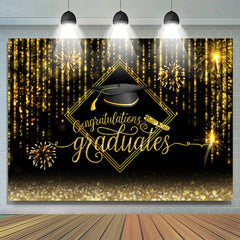 Lofaris Spark Bokeh Congratutaions Graduates Backdrop