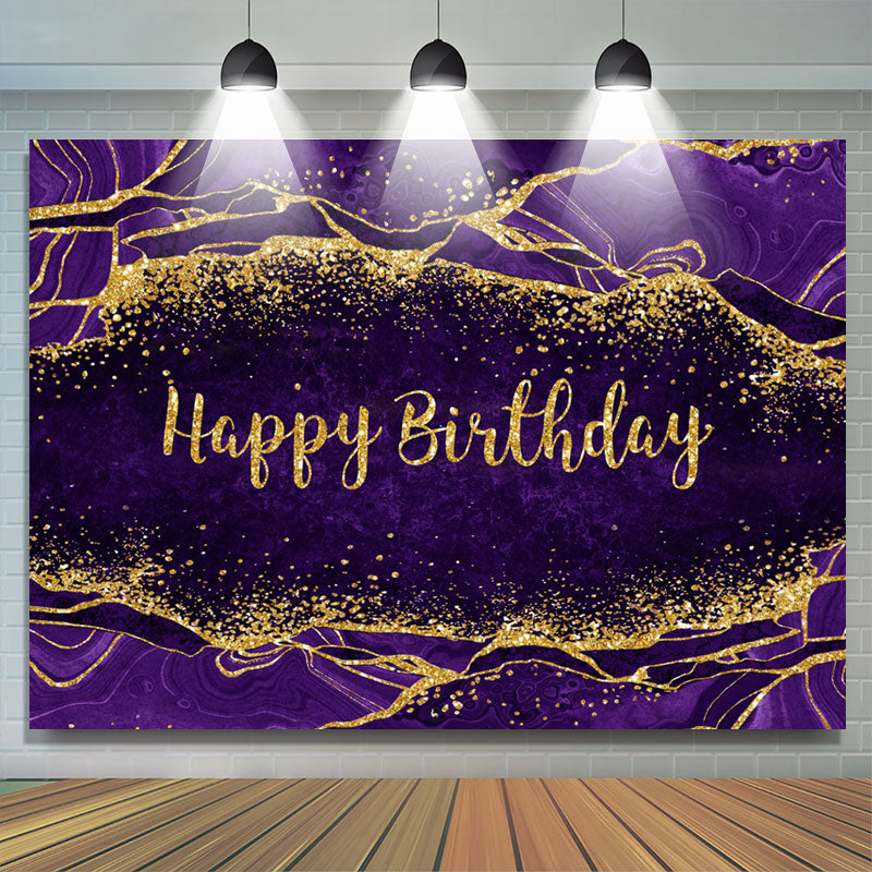 Lofaris Special Glitter Happy Birthday Backdrop For Female