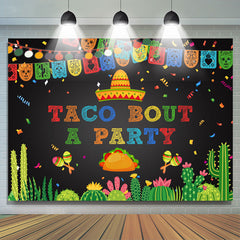 Lofaris Taco Bout A Party Succulents Fiesta Holiday Backdrop