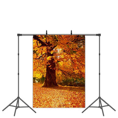 Lofaris Tree Fallen Leaves Autumn Party Backdrop for Photo