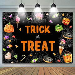 Lofaris Trick or Treat Halloween Party Photoshoot Backdrop