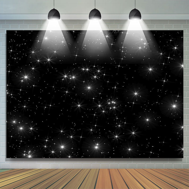 Lofaris twinkle dark starry night baby shower backrop