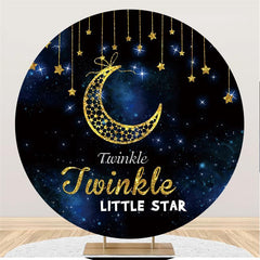 Lofaris Twinkle Little Star At Night Round Backdrop