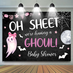 Lofaris We Are Having A Ghoul Halloween Baby Shower Backdrop