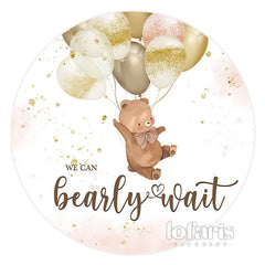 Lofaris We Can Bearly Wait Balloon Circle Baby Shower Backdrop