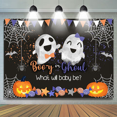 Lofaris What Will Baby Be Cute Boo Halloween Shower Backdrop