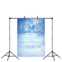 Lofaris Winter Ice and Snow White Crystal World Backdrops for Photoshoot
