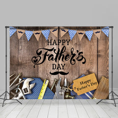 Lofaris Wooden Blackboard And Tool Happy Fathers Day Backdrop