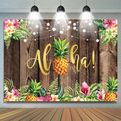 Lofaris Wooden Tropical Hawaiian summer Photoshoot backdrop